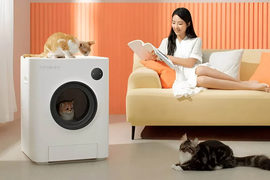 self-cleaning litter boxes