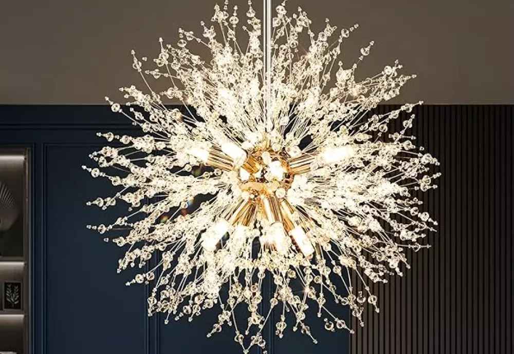 boho crystal chandelier